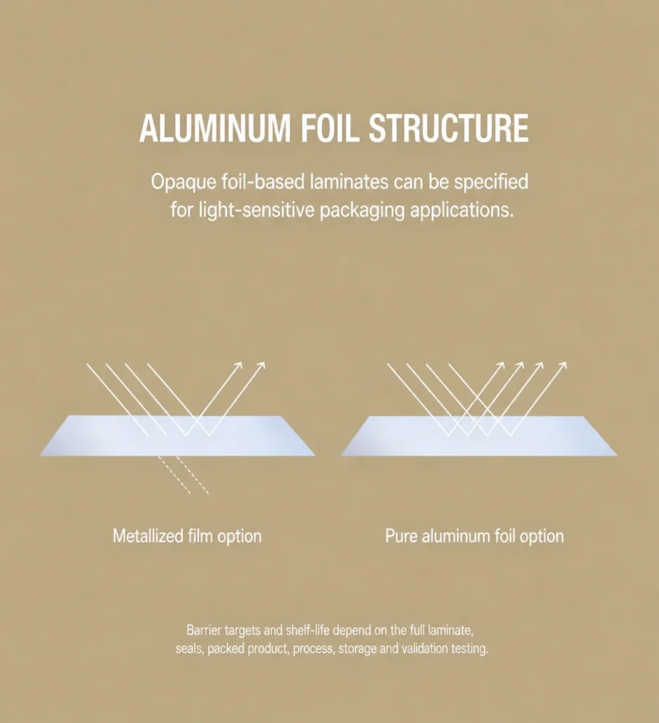 Pure Aluminum Foil Vacuum Pouch - product detail 4