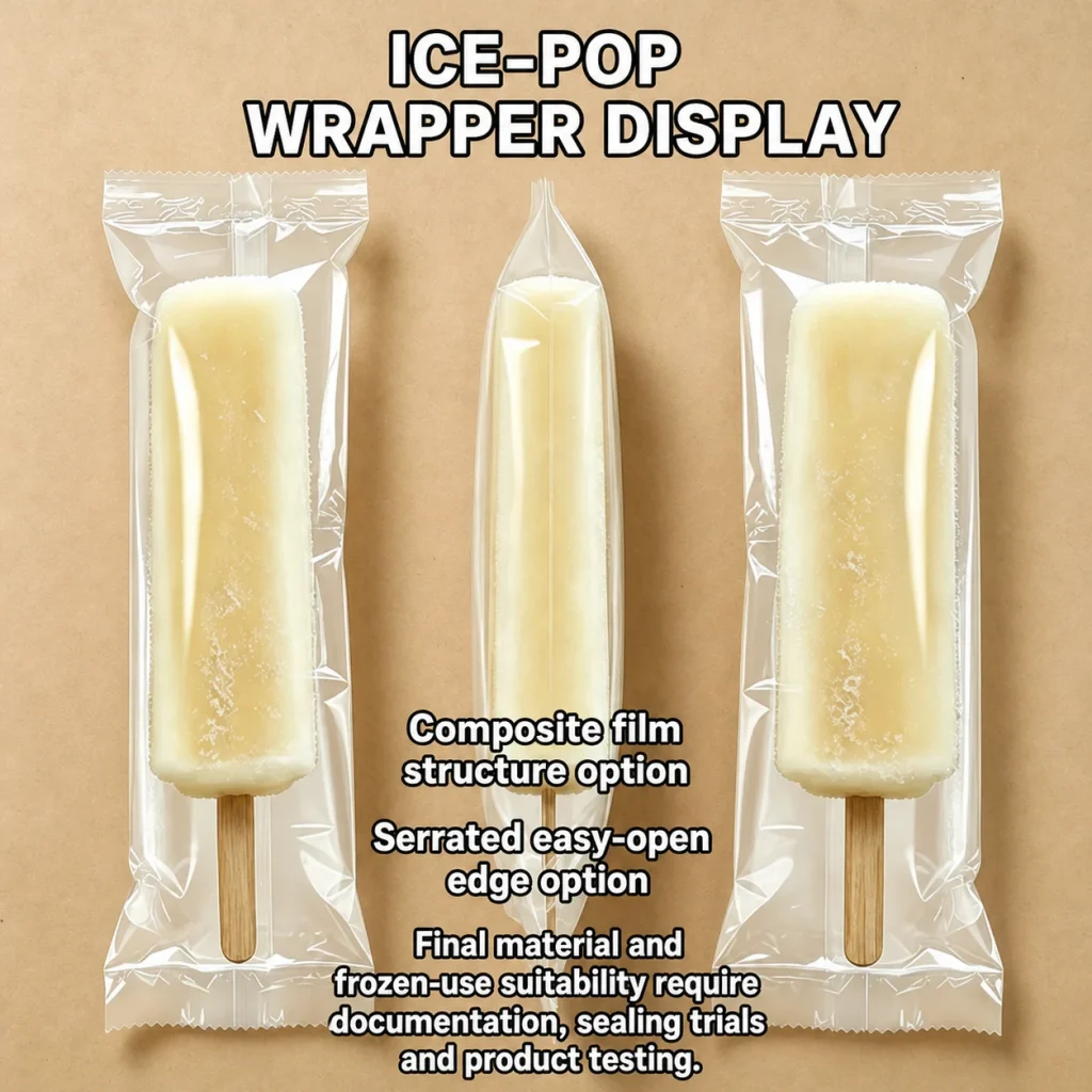 Ice Pop & Ice Cream Packaging Pouch - product detail 4
