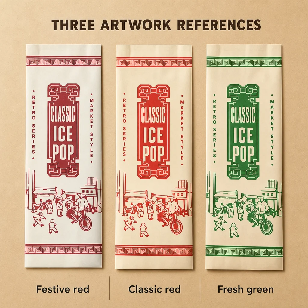 Kraft Paper Ice Pop Sleeve - product detail 3