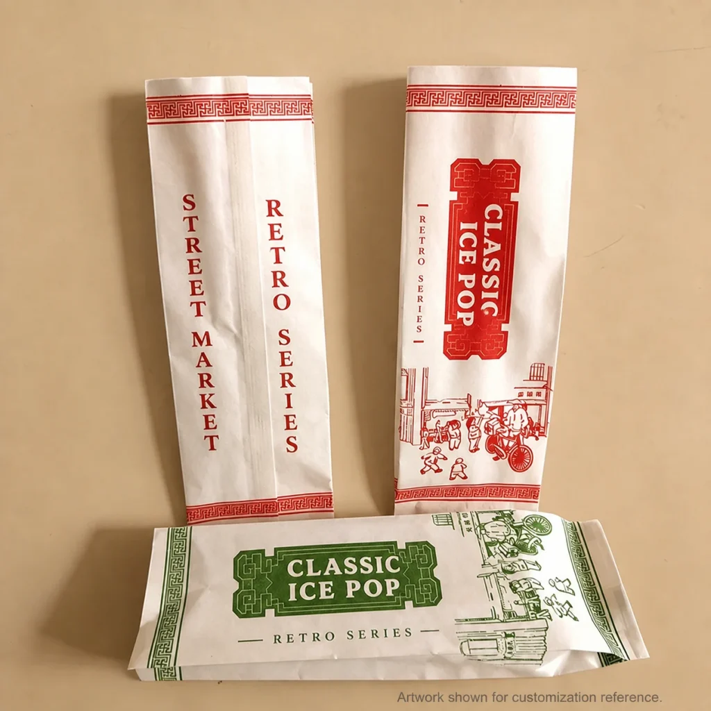 Kraft Paper Ice Pop Sleeve - product detail 5