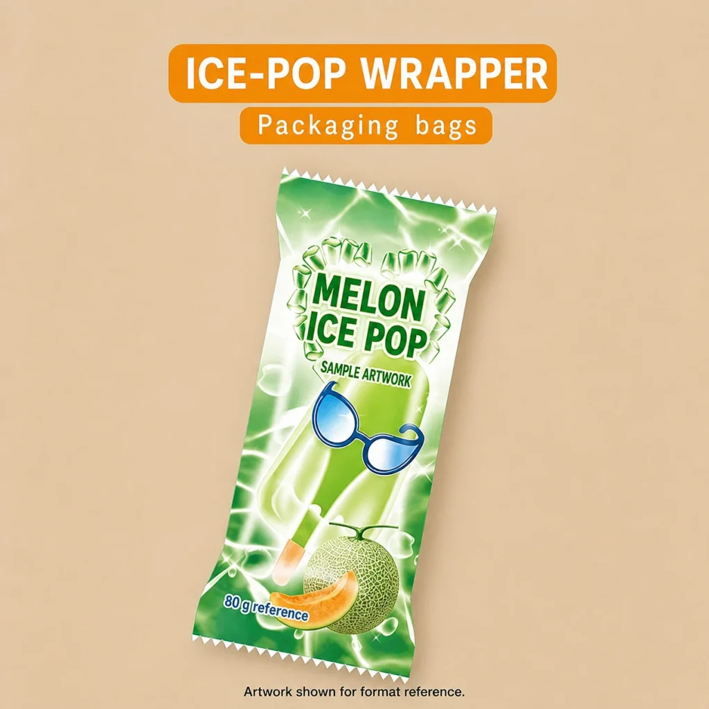 Printed Ice Pop Wrapper - product detail 3