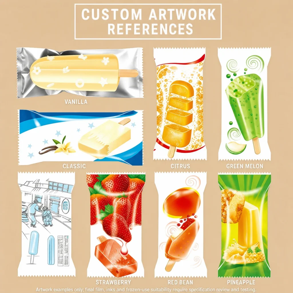 Printed Ice Pop Wrapper - product detail 4