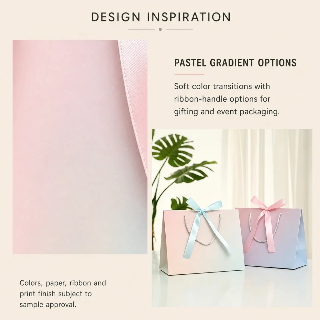 White Card Paper Gift Bag - product detail 5