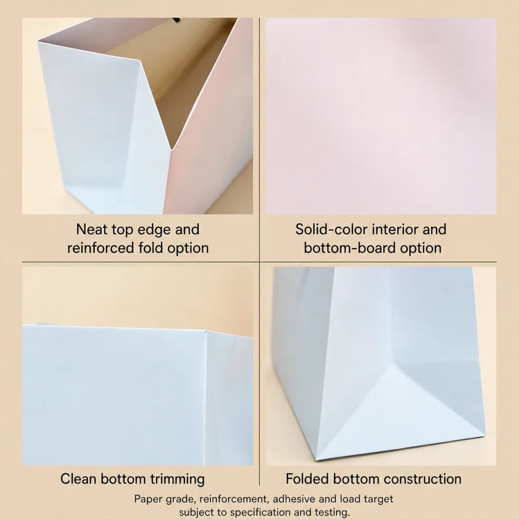 White Card Paper Gift Bag - product detail 6
