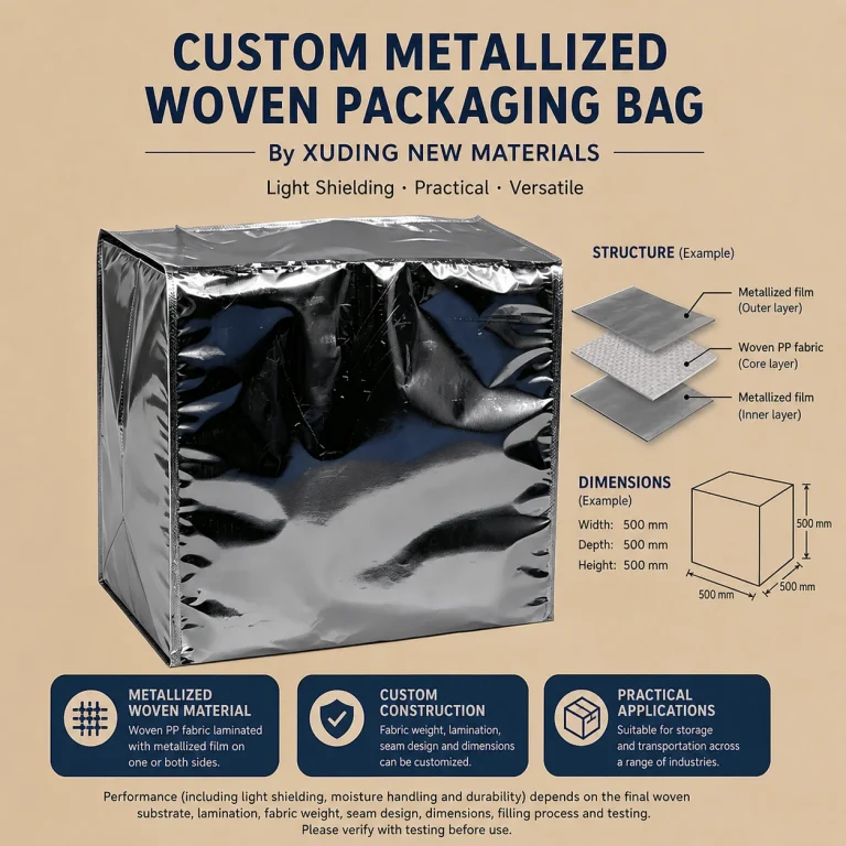 Custom Metallized Woven Packaging Bag